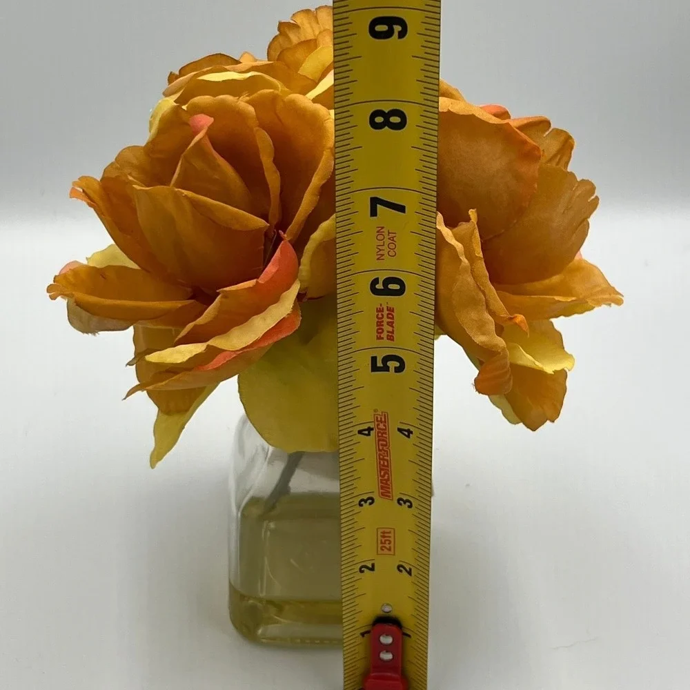 Gardeners Eden Floral Arrangement Home OS Orange Brand New Autumn Silk Flowers